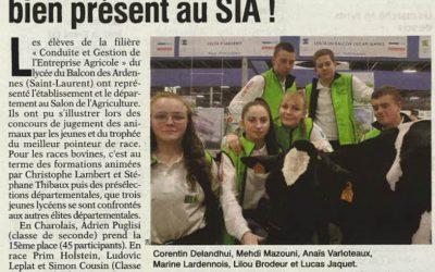 Trophée National des Lycées Agricoles – Agri’Ardennes du 6 mars 2020