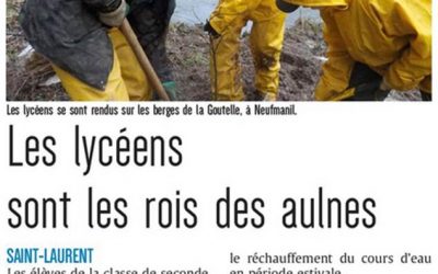 Plantation d’aulnes – L’Ardennais du 14 mars 2020